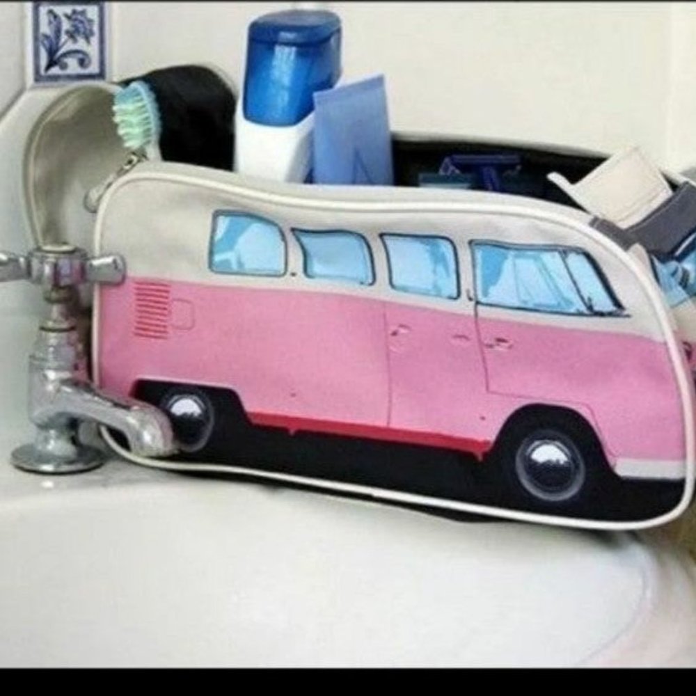 NWT Volkswagen Toiletry Bag Pink